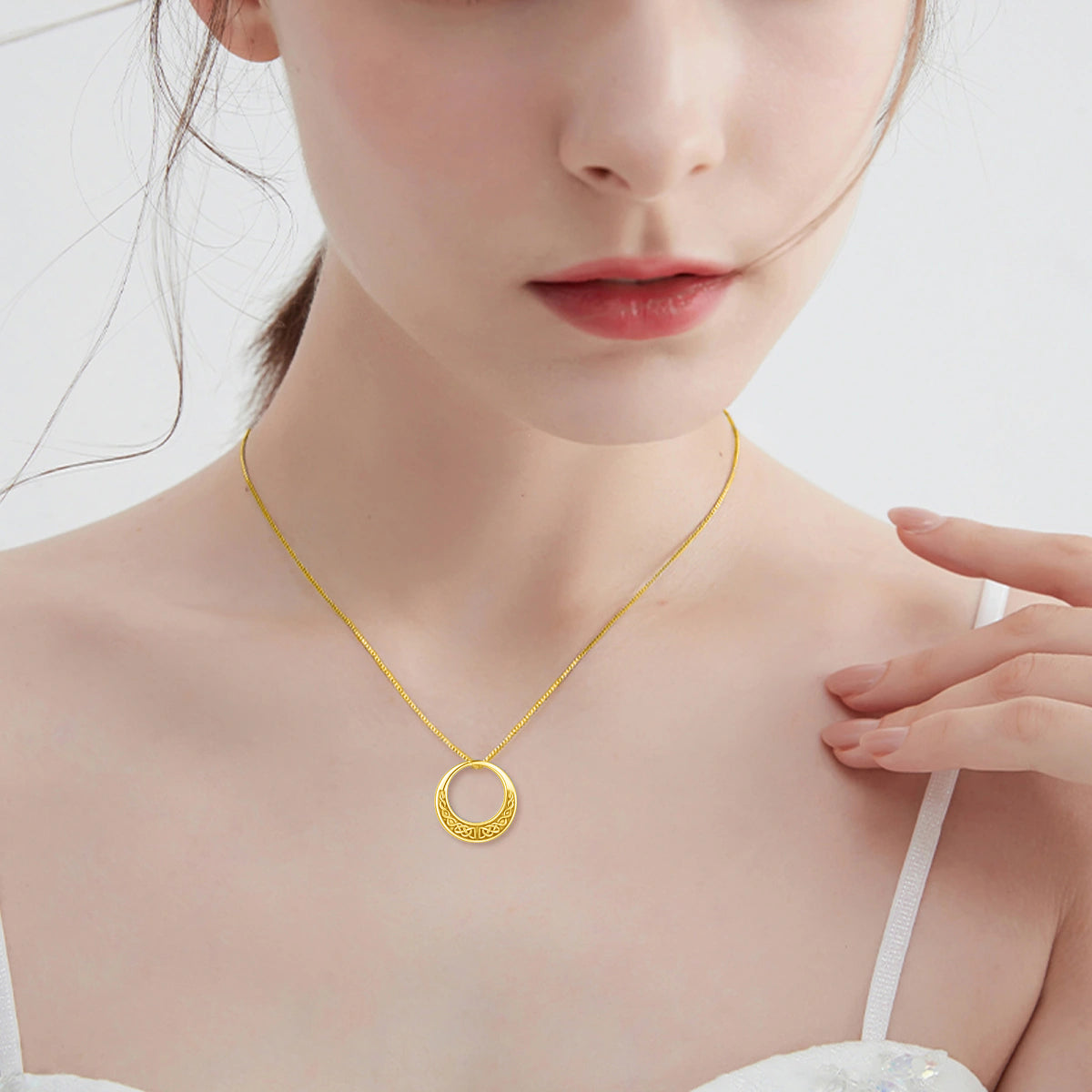 Eternal Emblem Gold Vermeil Cremation Pendant