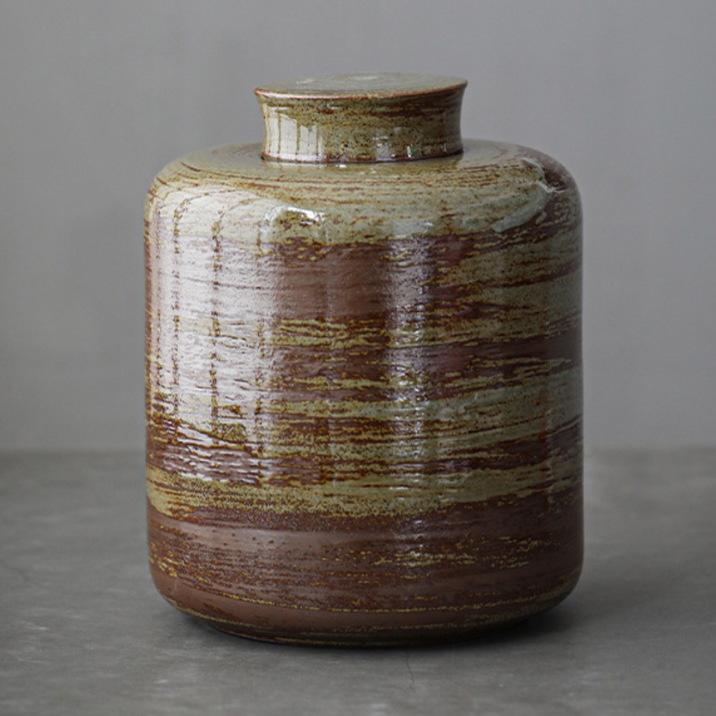 Earthen Sanctum Ceramic Urn