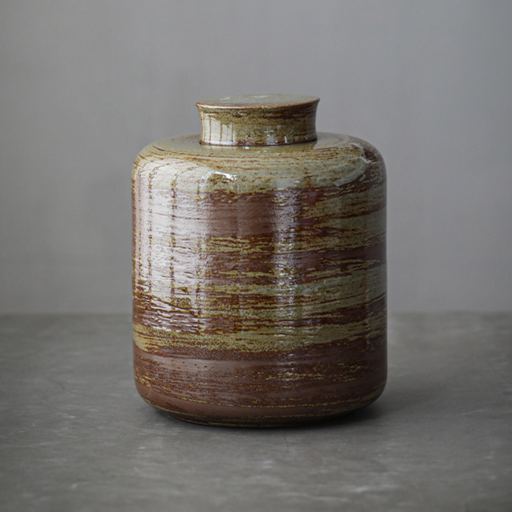 Earthen Sanctum Small Ceramic Urn