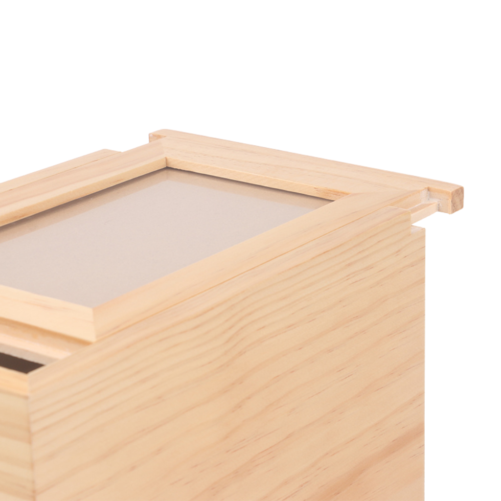 Large Natural Photo Box Cremation Urn