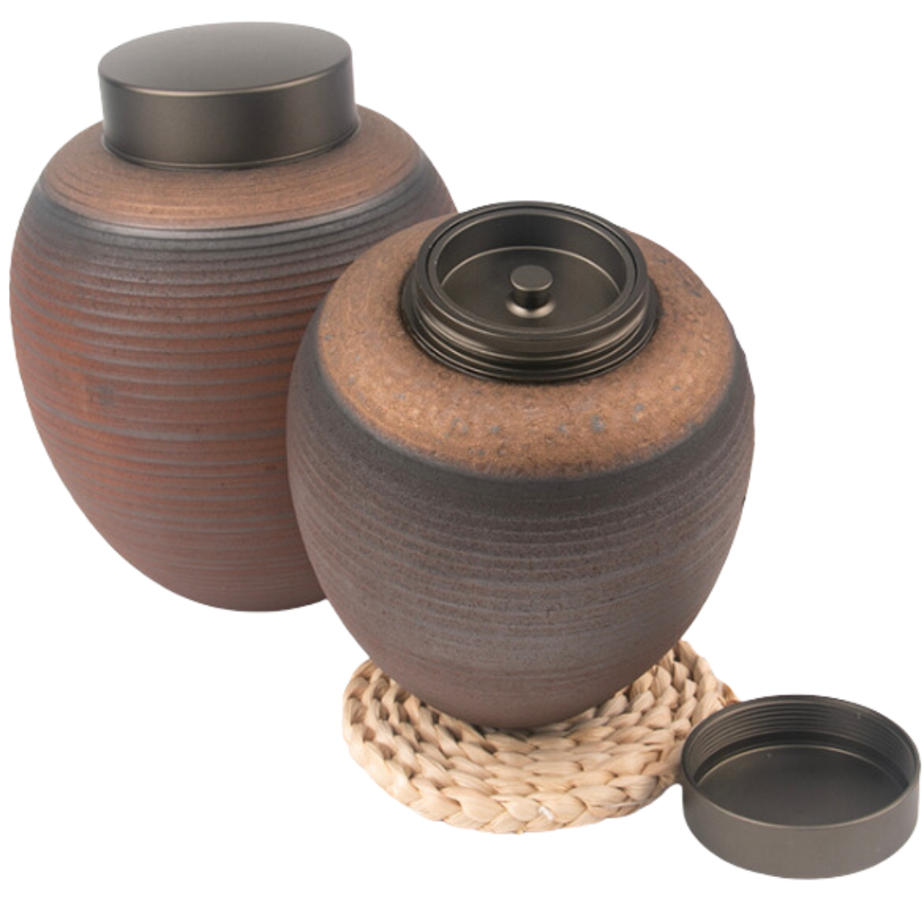 Mahogany Comfort Ceramic Urn