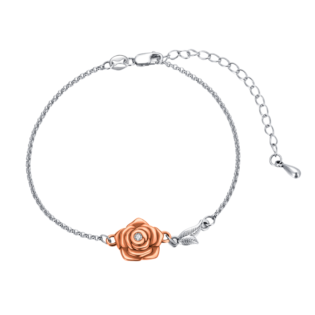 Rose gold cremation online bracelet