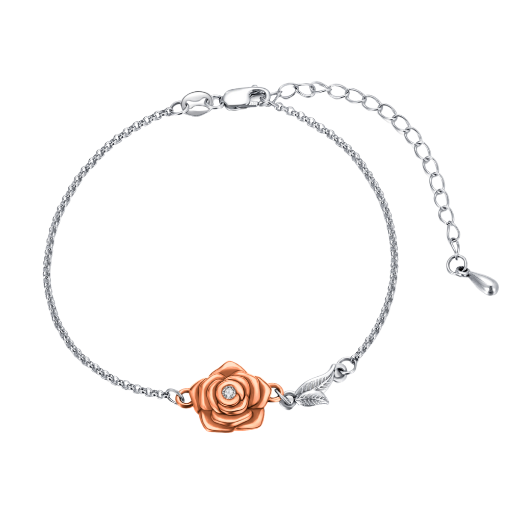 Rose gold cremation deals bracelet