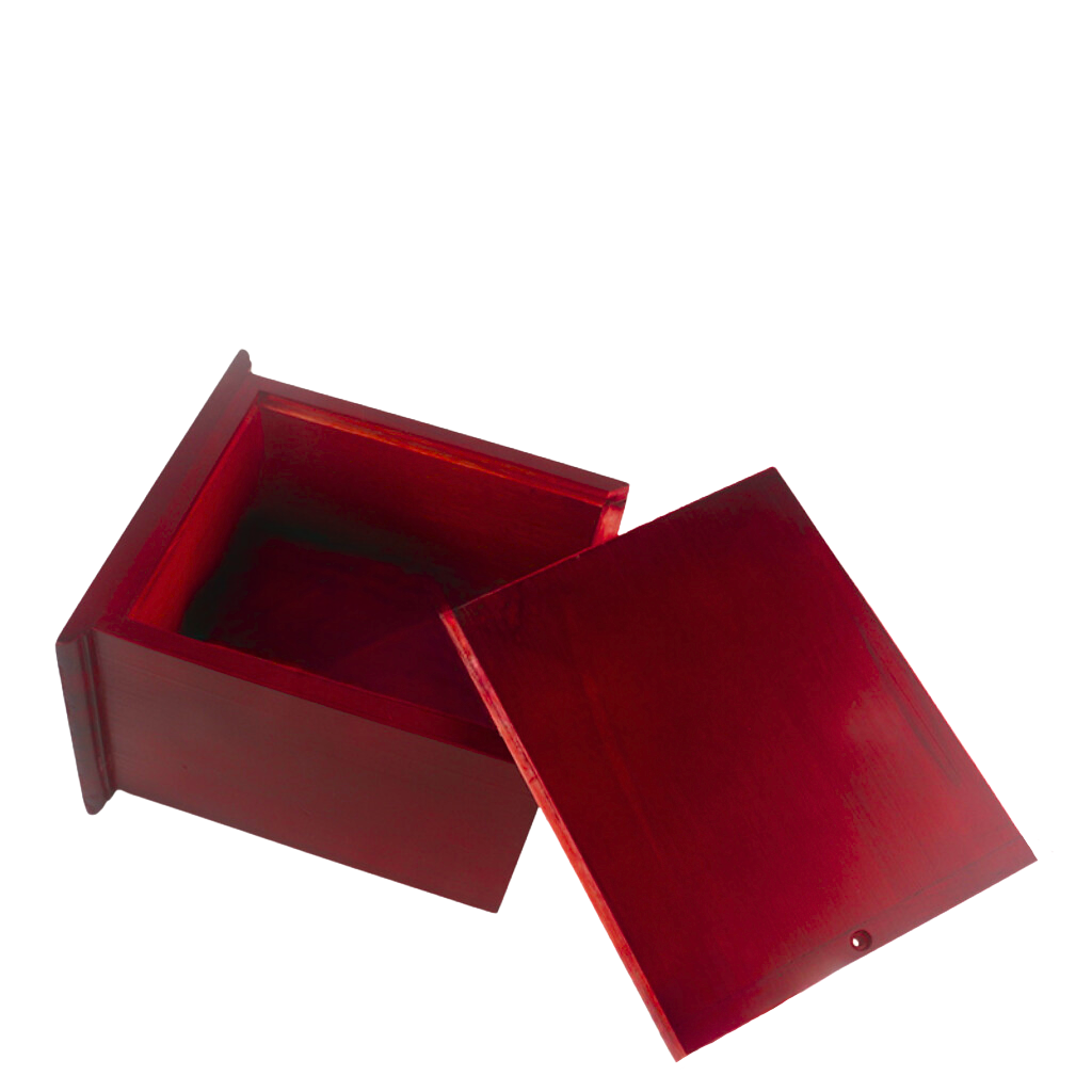 Small Redwood Photo Box Cremation Urn