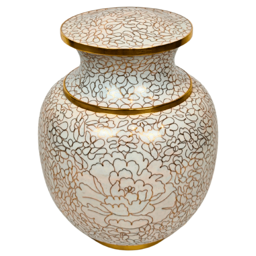 Angelic Harmony Cloisonne Urn