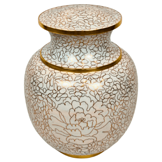 Angelic Harmony Cloisonne Urn