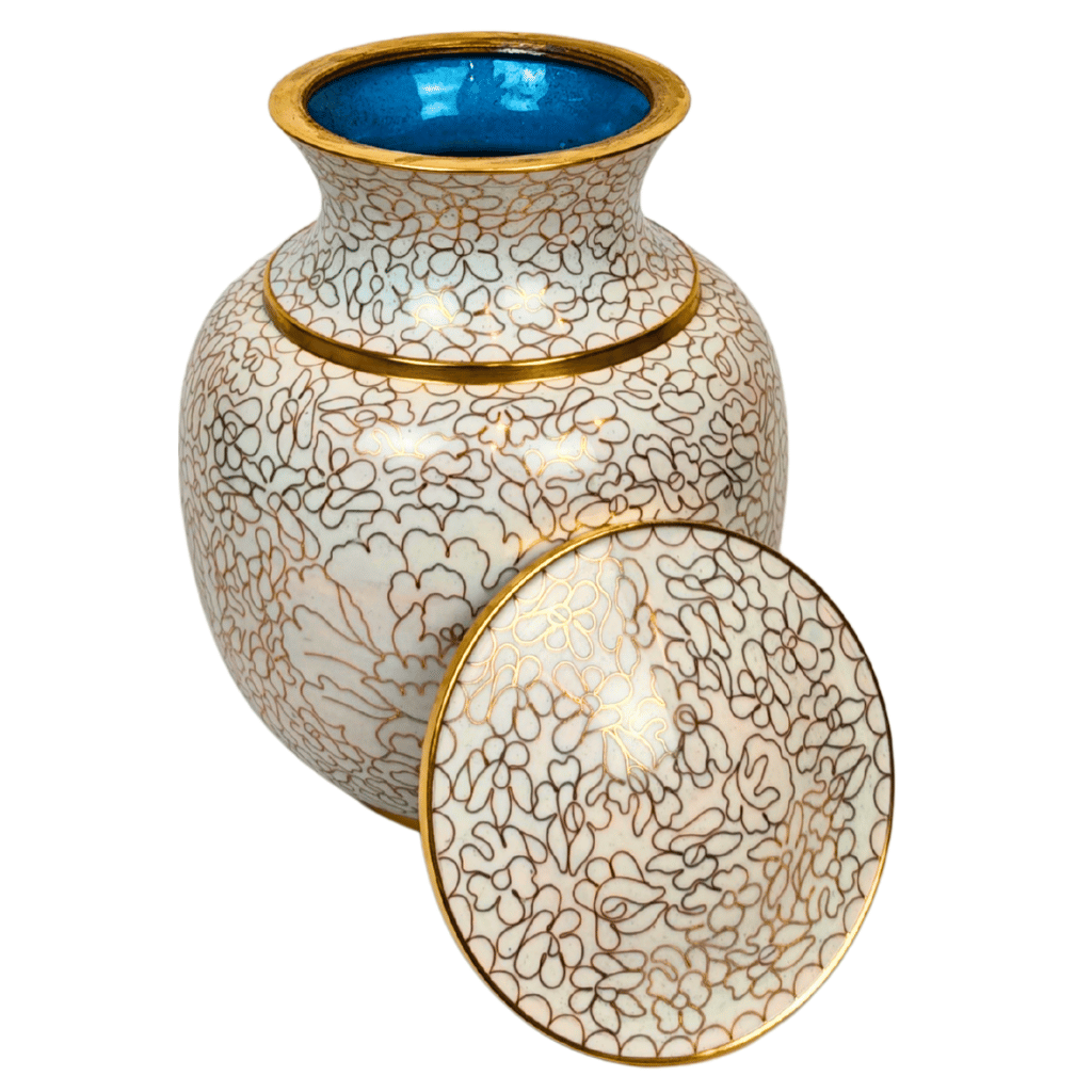 Angelic Harmony Cloisonne Urn