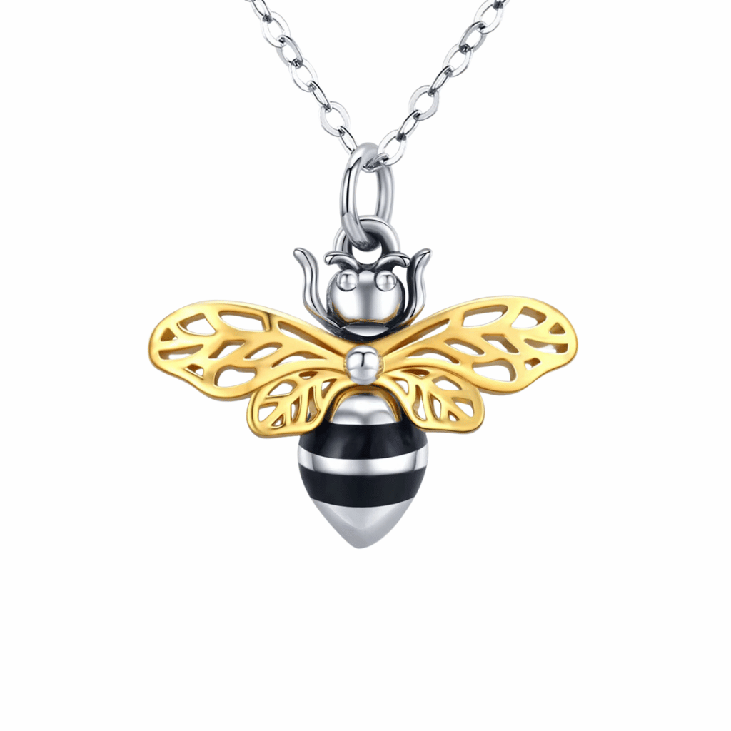 Bumble Bee Cremation Necklace