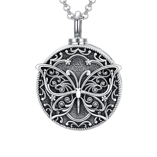 Butterfly Memories Cremation Pendant