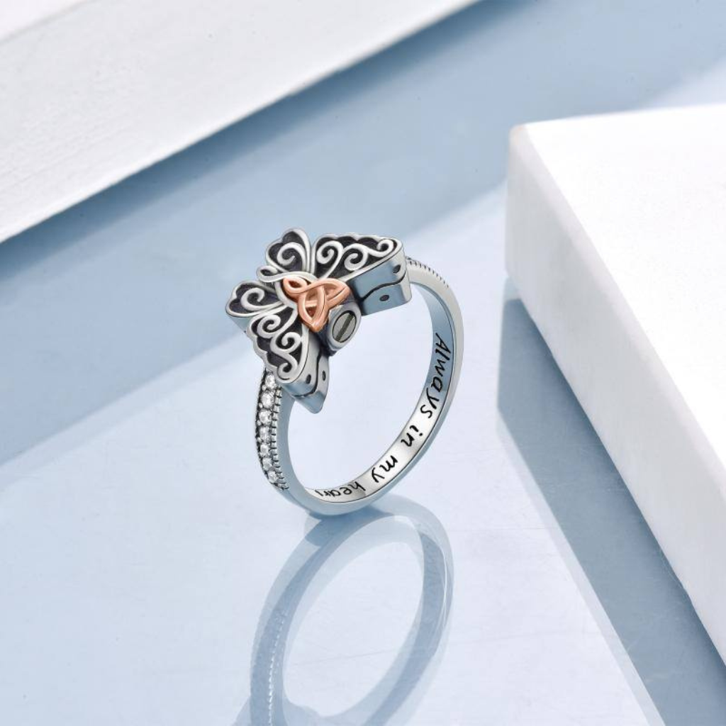 Butterfly Memories Cremation Ring