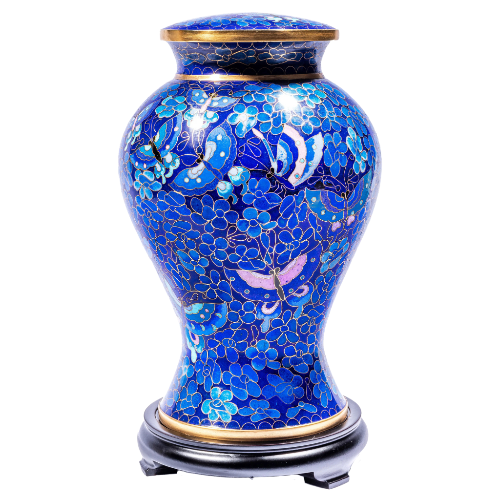 Butterfly Dream Cloisonné Urn