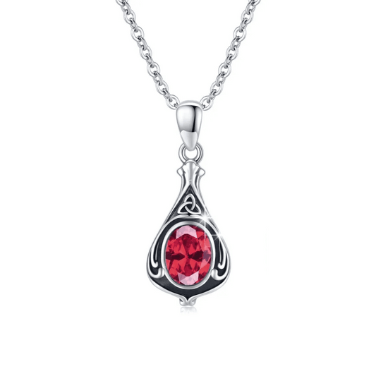 Carmine Cremation Necklace