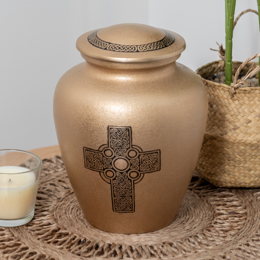 Celtic Cross Cremation Urn