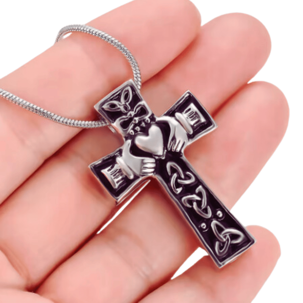 Celtic Cross Cremation Pendant