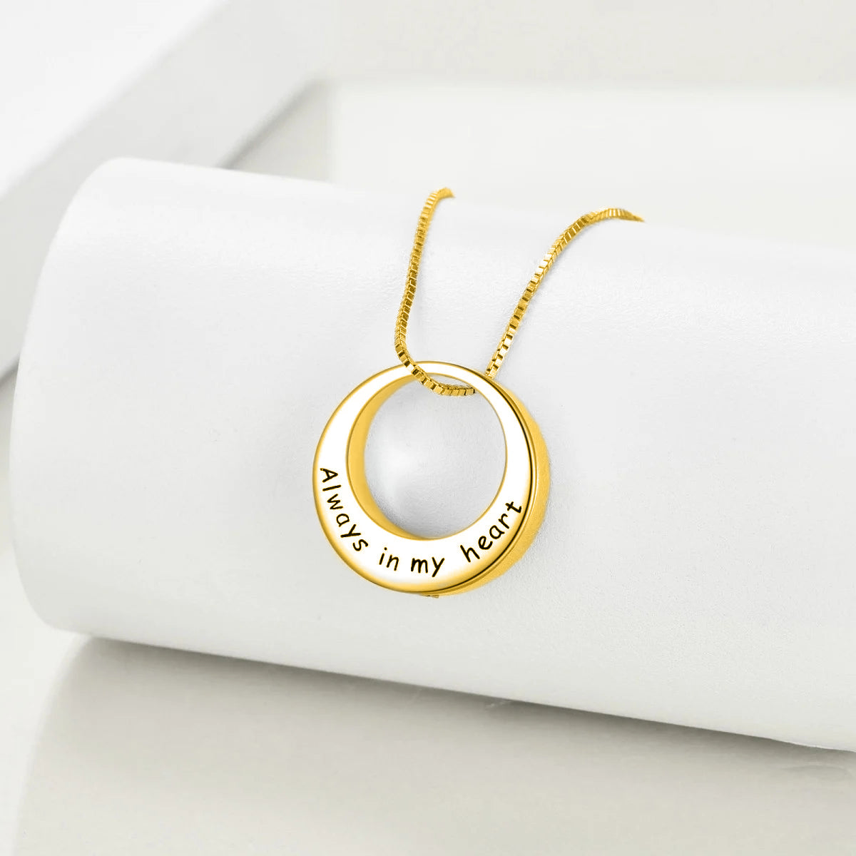 Eternal Emblem Gold Vermeil Cremation Pendant