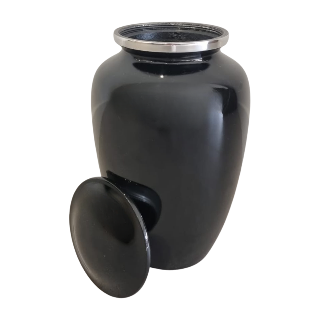 Classic Elegance Cremation Urn in Black