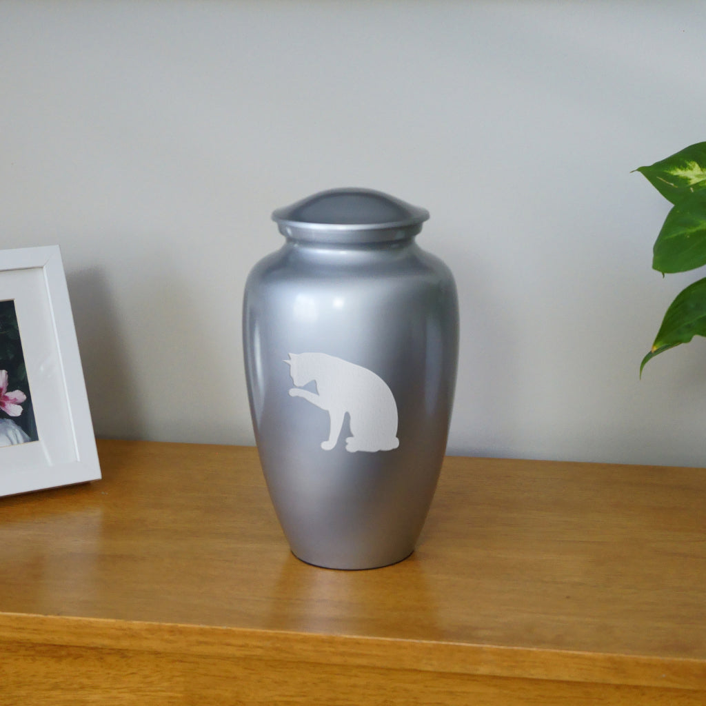 Cleaning Kitty Cat Cremation Urn
