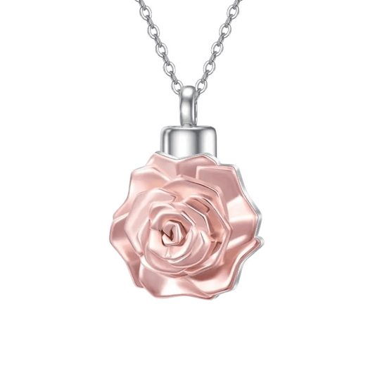Radiant Rose Cremation Necklace