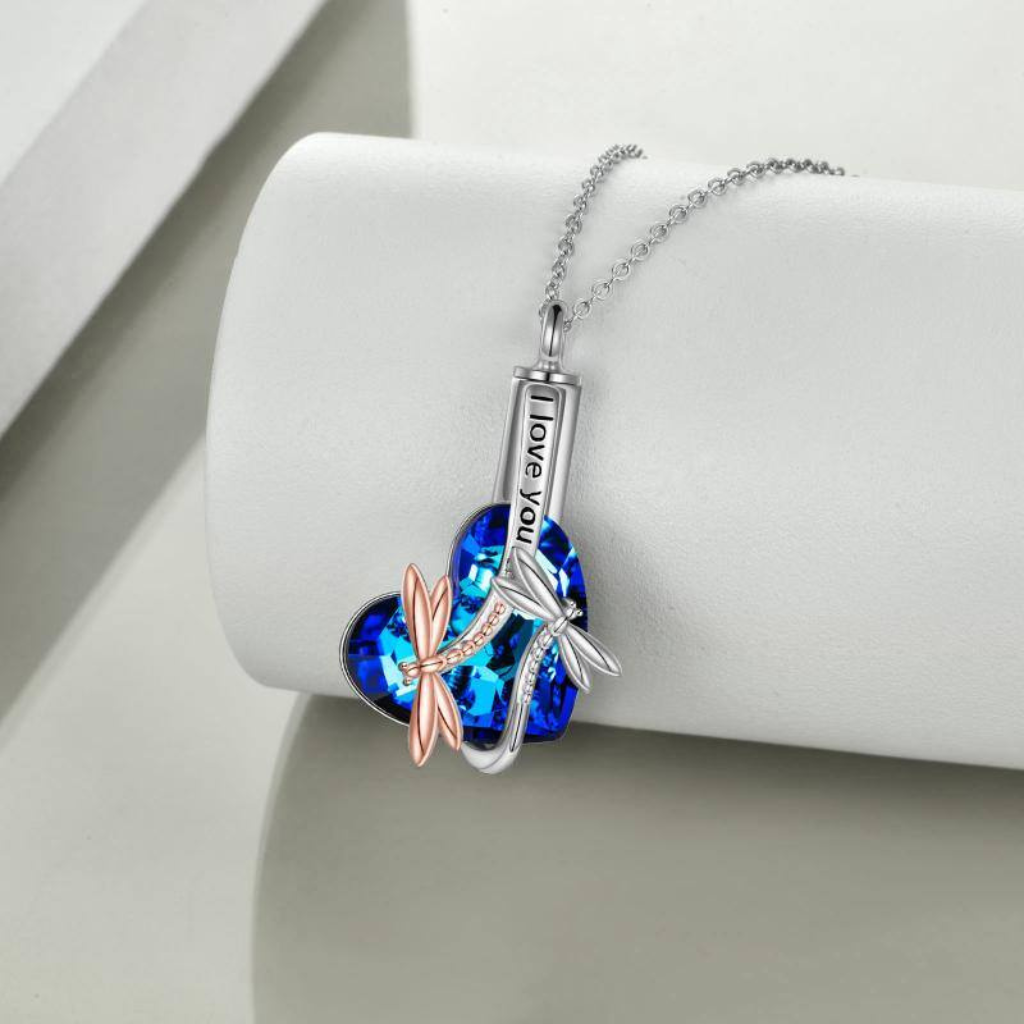 Dragonfly Dream Cremation Necklace