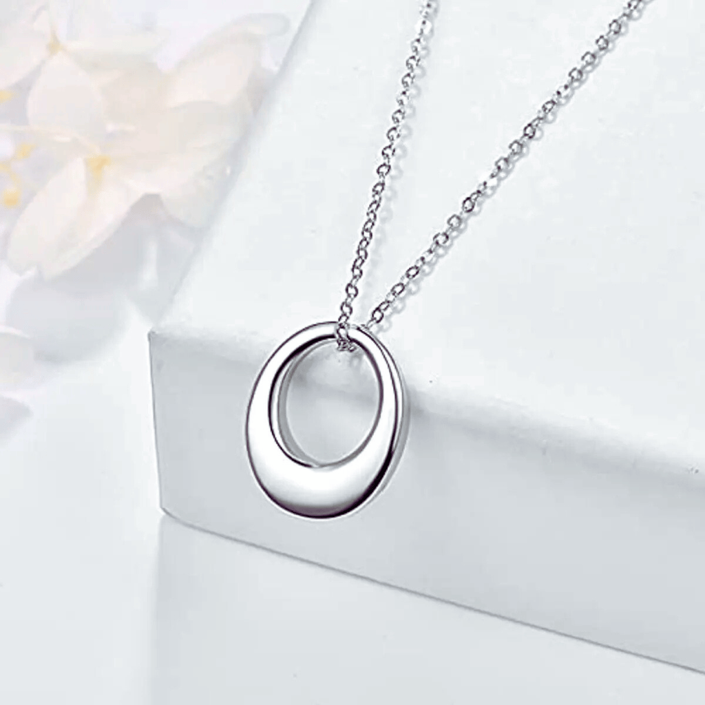 Elliptic Elegance Cremation Pendant