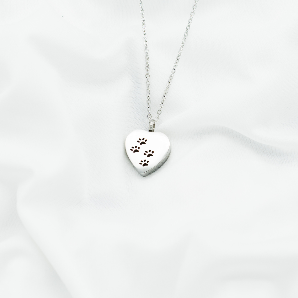 Eternal Paws Heart Cremation Pendant