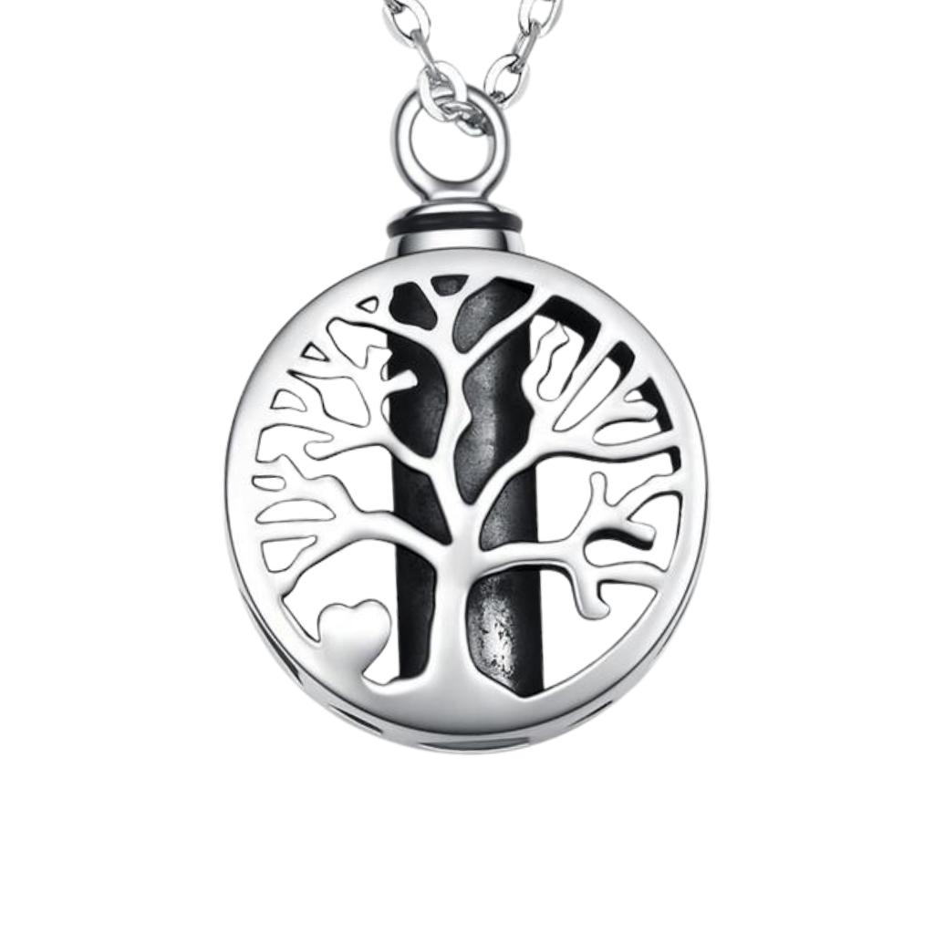 Family Tree Cremation Necklace