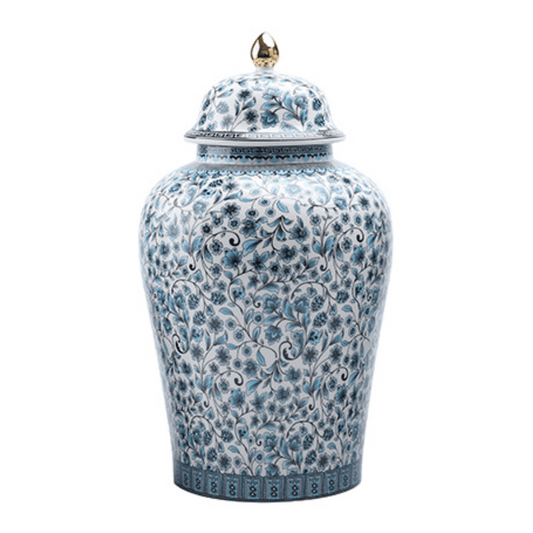 Floral Court Ceramic Urn