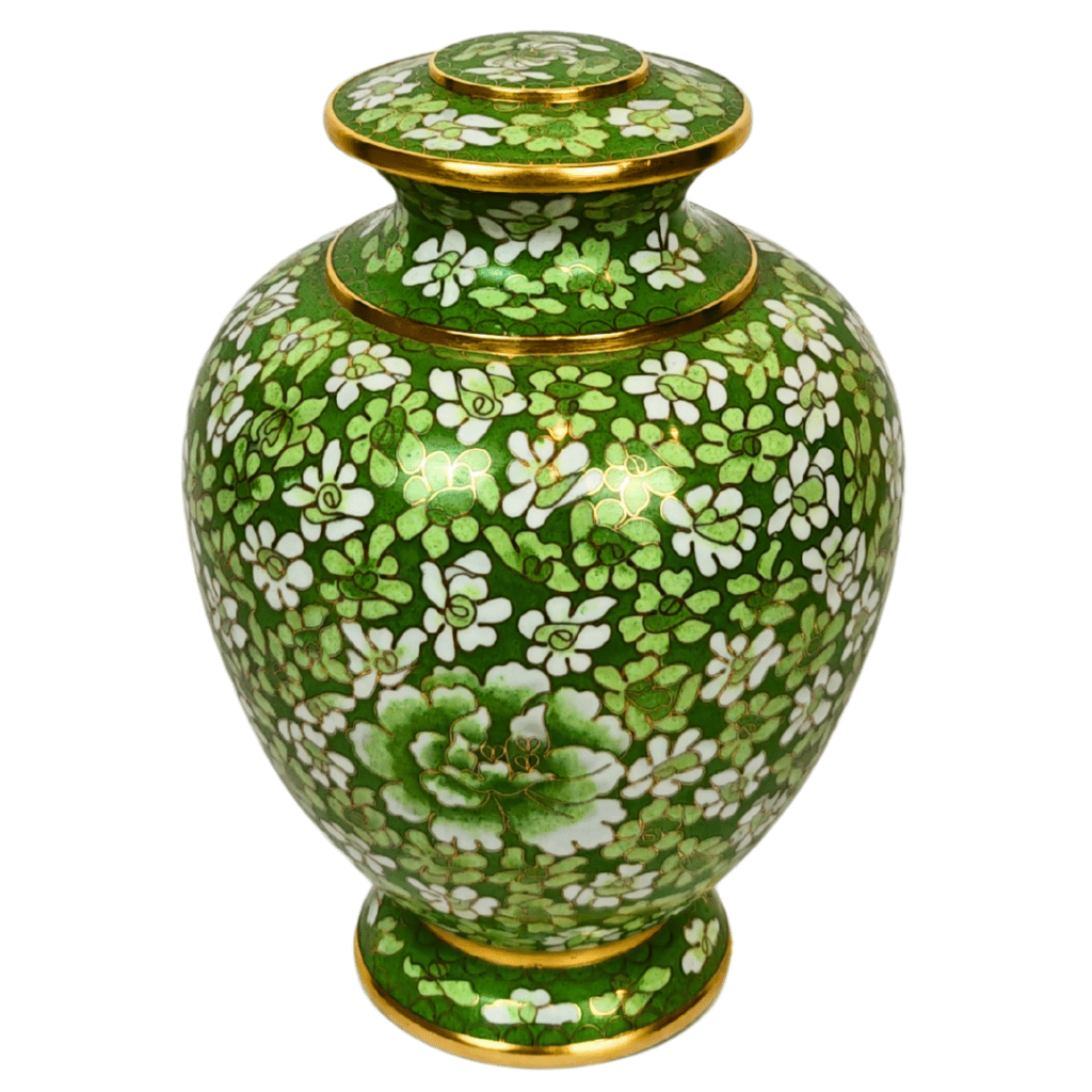 Forest Of Dreams Cloisonne Urn