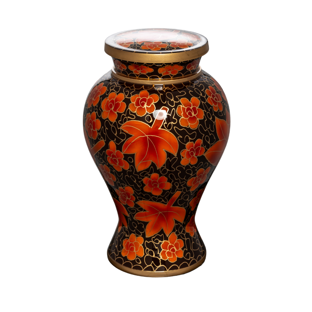 Fractal Autumn Cremation Urn