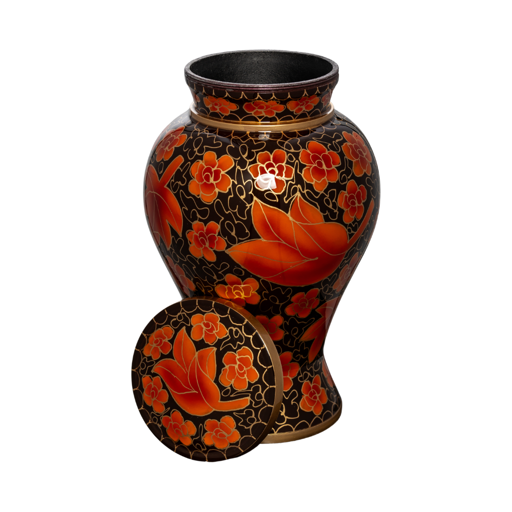 Fractal Autumn Cremation Urn