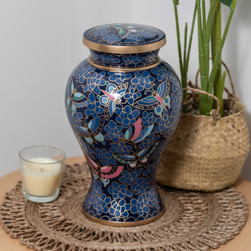 Fractal Butterfly Cremation Urn