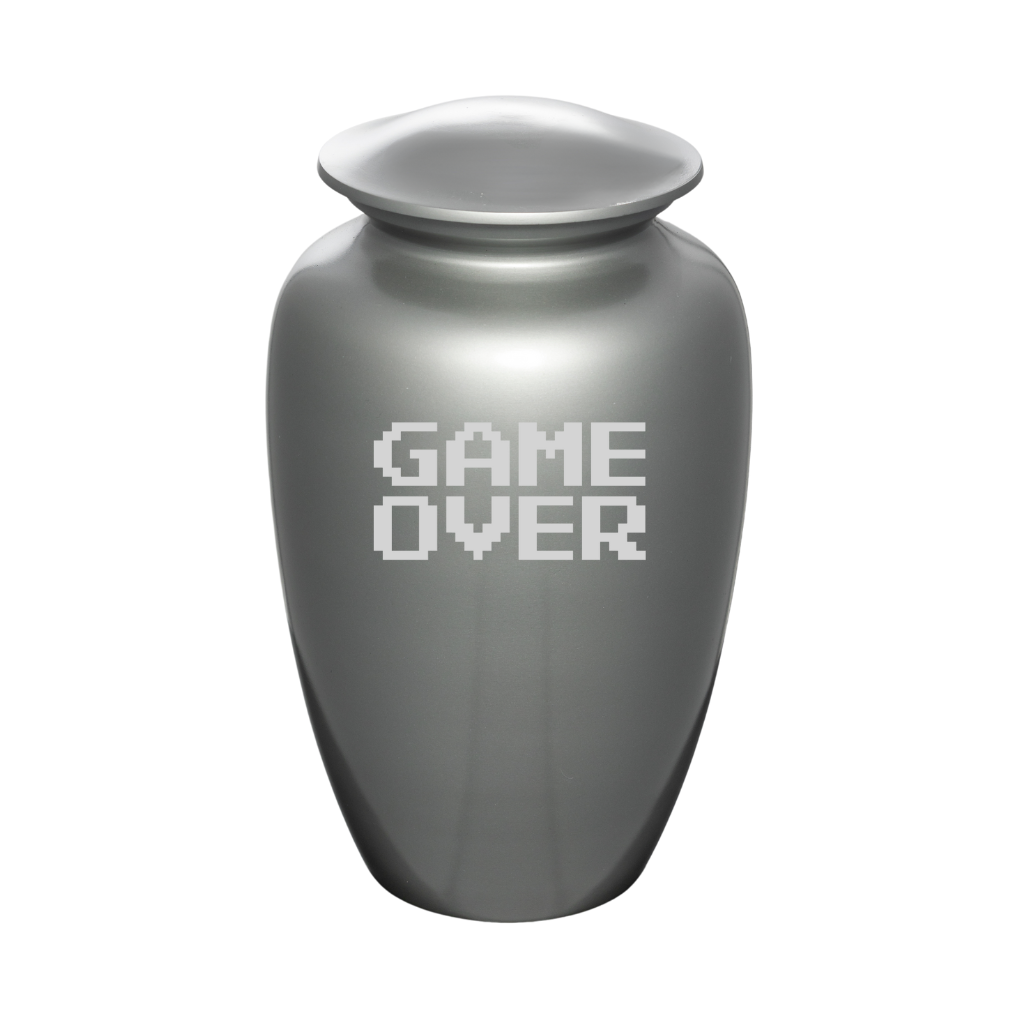 Game Over Funny Cremation Urn