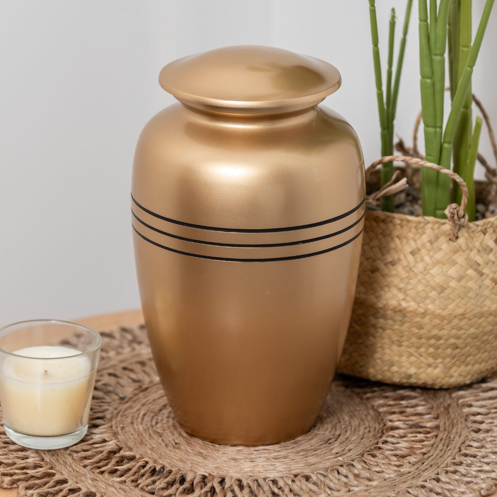 Golden Solace Cremation Urn