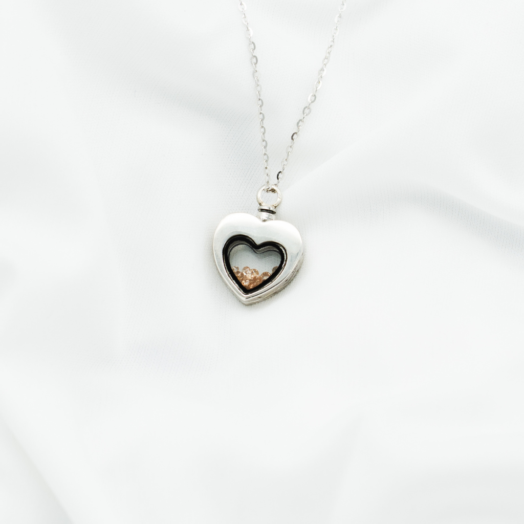 Heart Full Of Courage Cremation Pendant