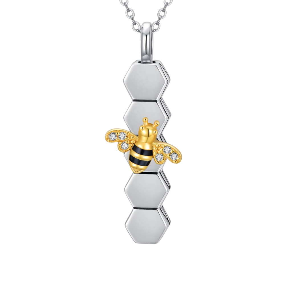 Honeybee Cremation Necklace