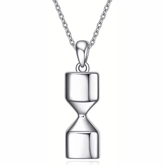 Hourglass Cremation Necklace