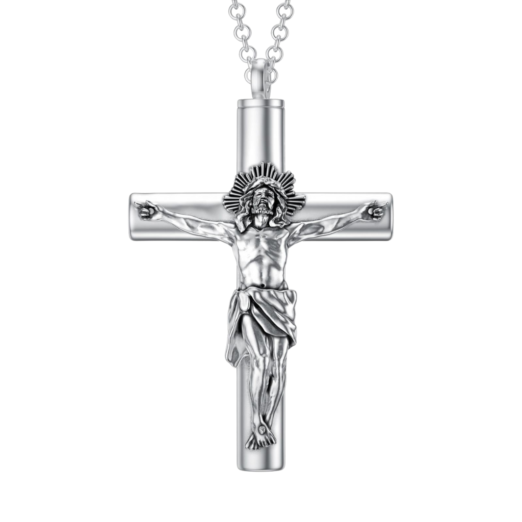 Jesus Christ Cremation Necklace