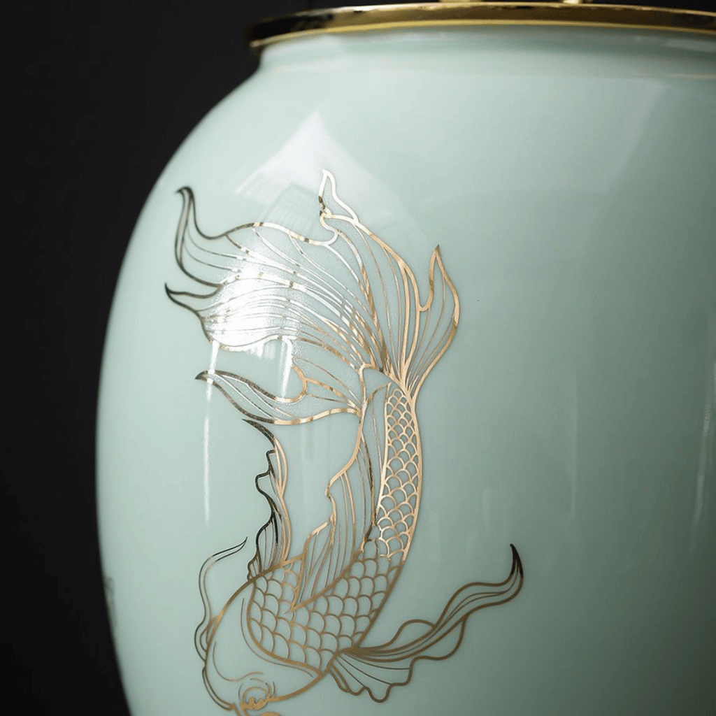 Koi Memories Ceramic Urn