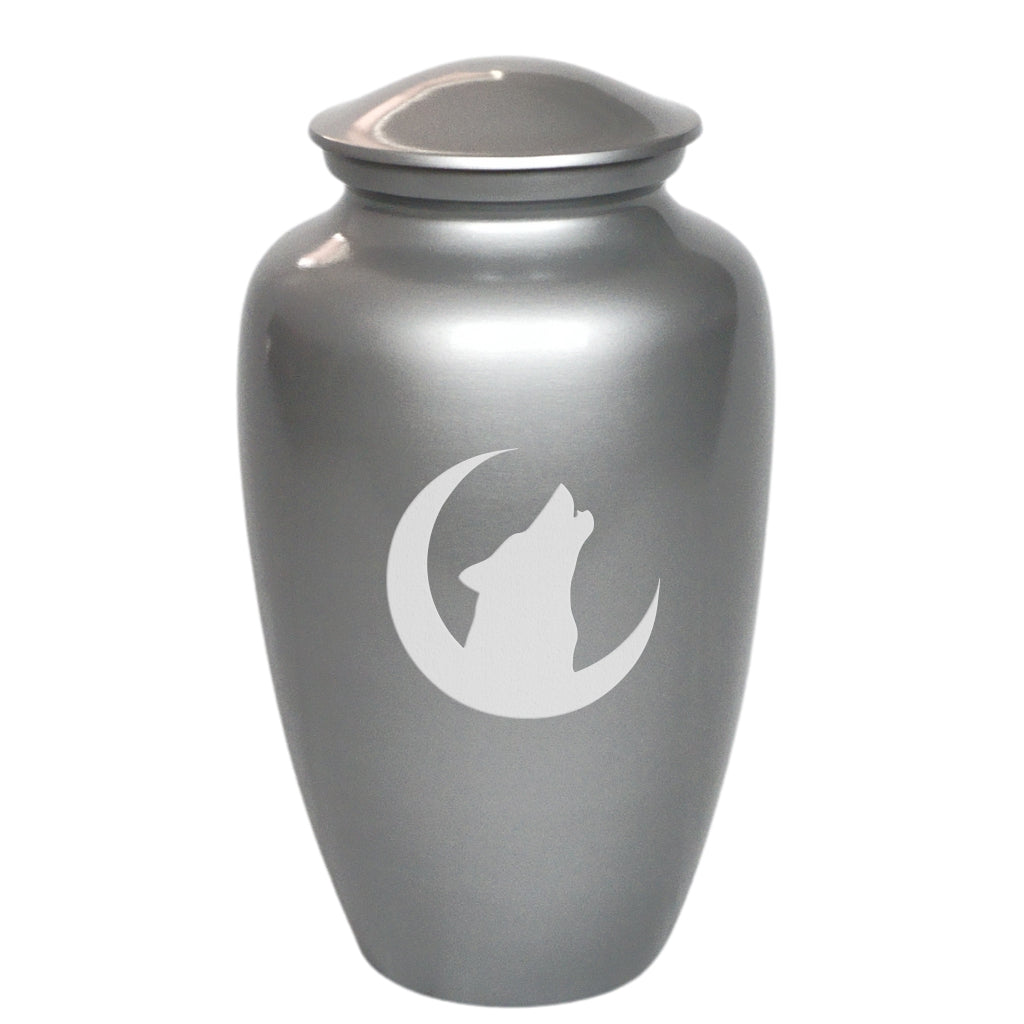 Lunar Wolf Cremation Urn – Eternal Urns Australia