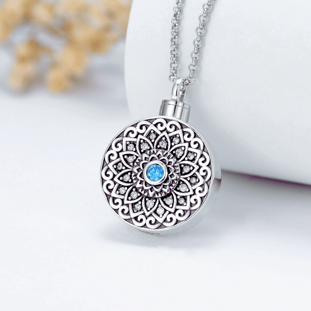 Mandala Beauty Cremation Necklace