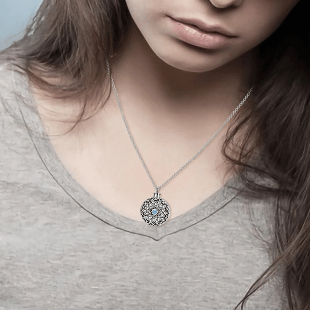 Mandala Beauty Cremation Necklace