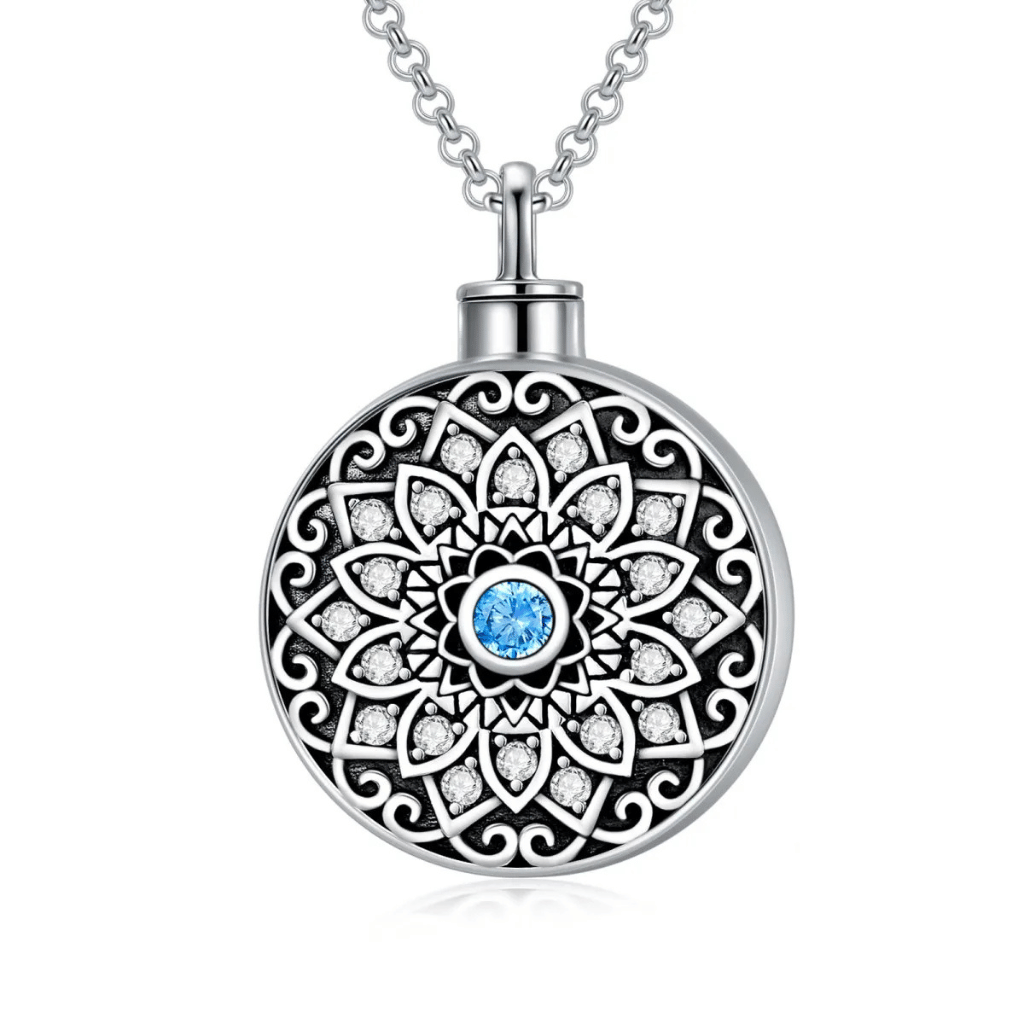 Mandala Beauty Cremation Necklace