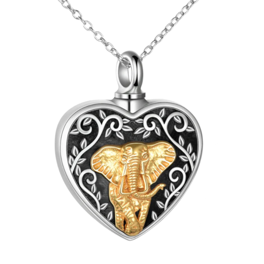 Enduring Elephant Cremation Pendant