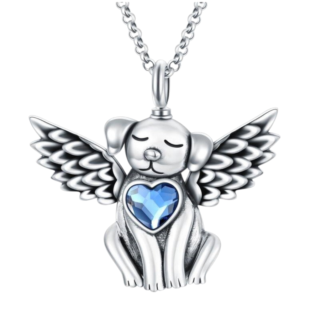My Puppy Angel Cremation Necklace