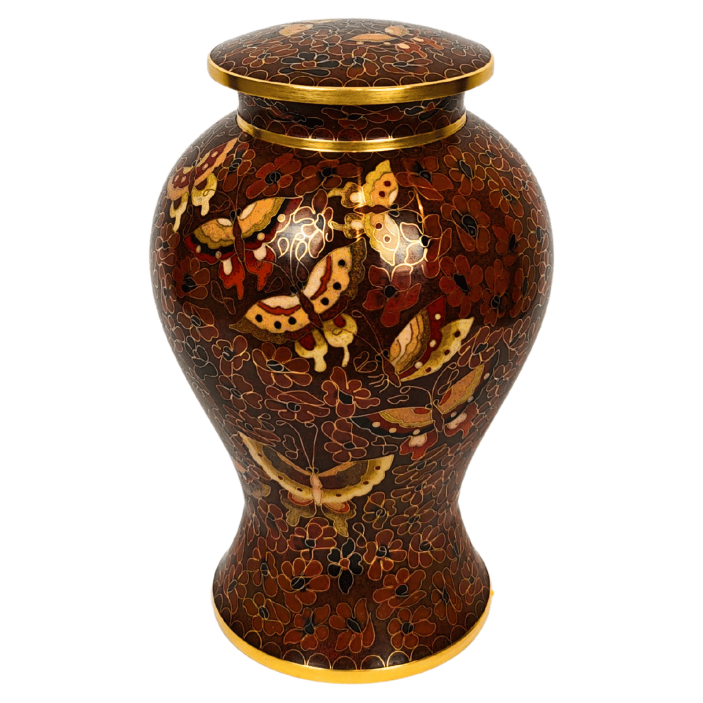 Ochre Memories Cloisonne Urn