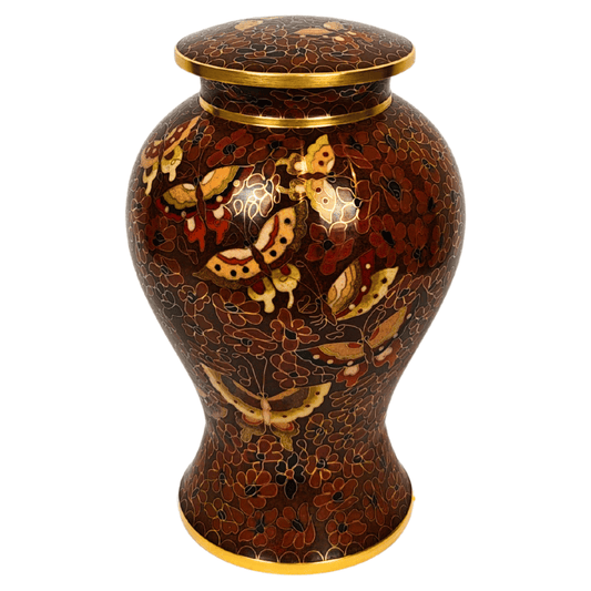 Ochre Memories Cloisonne Urn
