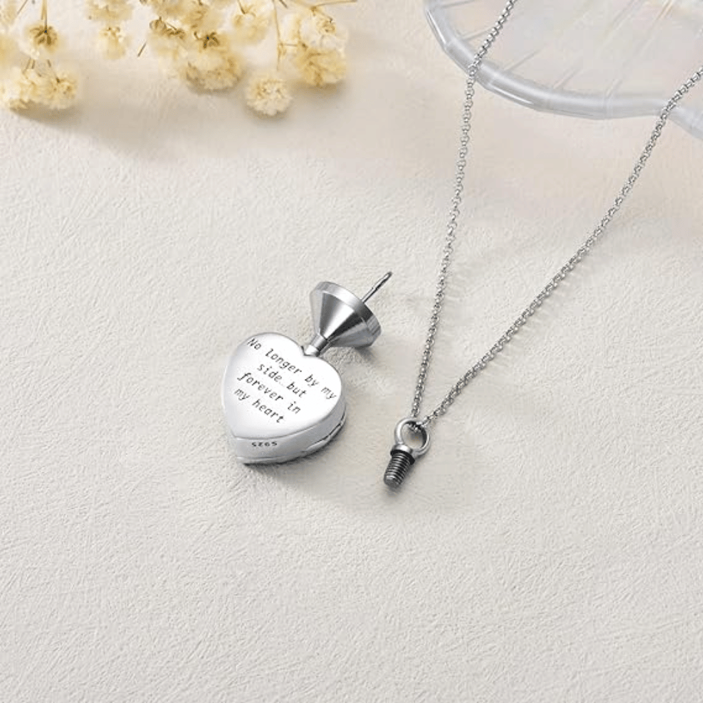 Pawprint Angel Cremation Locket