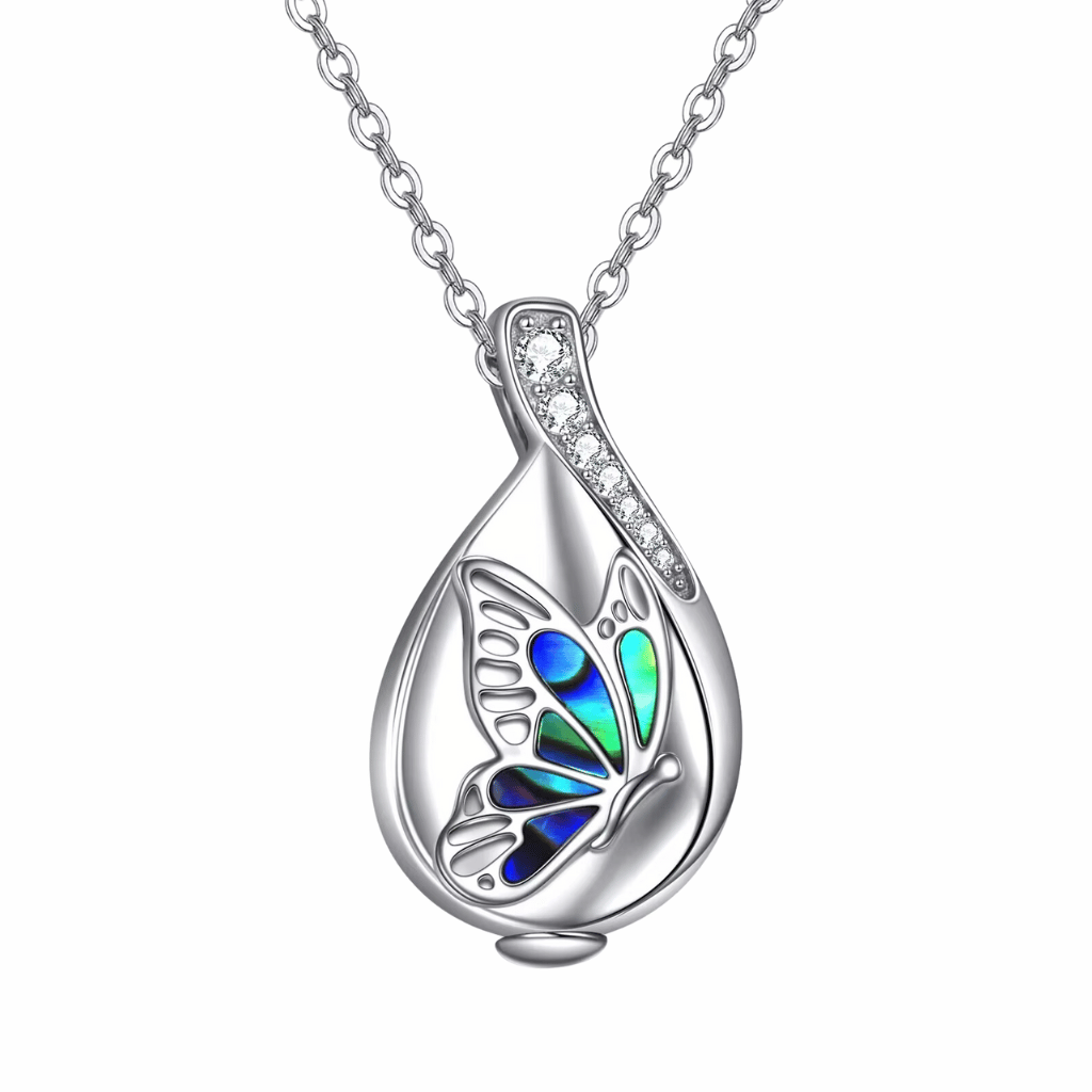 Pearl Butterfly Cremation Necklace – Eternal Urns Australia