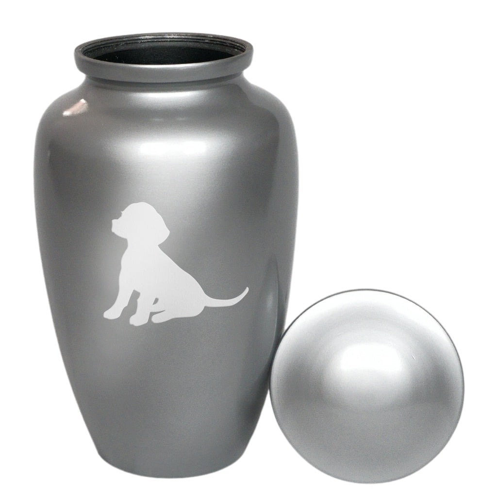 Playful Pup Dog Cremation Urn