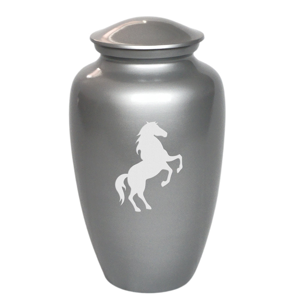 Rearing Horse Cremation Urn